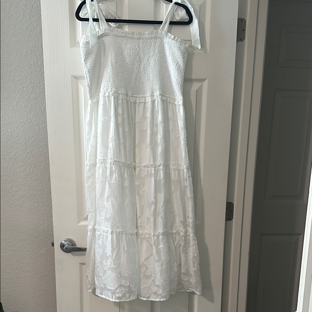 Elegant White Summer Dress